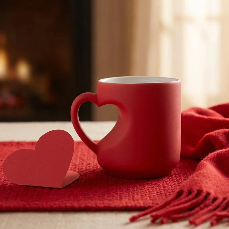 🔥Buy More Save More💖Heart-shaped Color-changing Ceramic Mug🎁 - Image 14