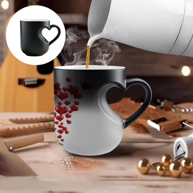🔥Buy More Save More💖Heart-shaped Color-changing Ceramic Mug🎁 - Image 2