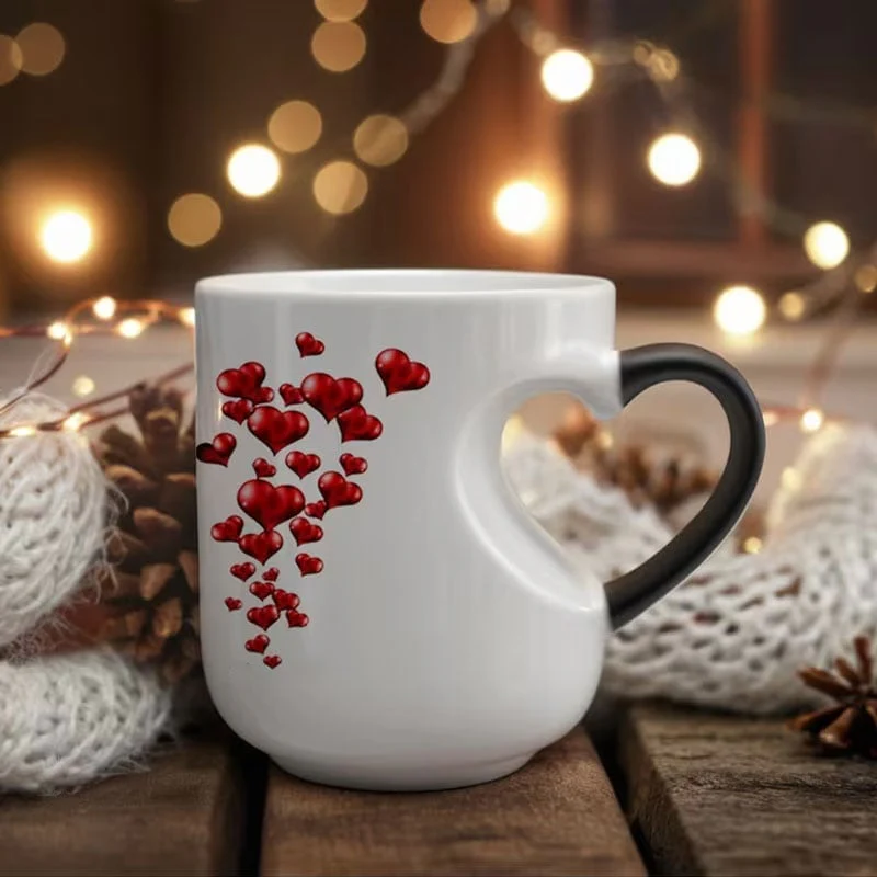 🔥Buy More Save More💖Heart-shaped Color-changing Ceramic Mug🎁 - Image 3