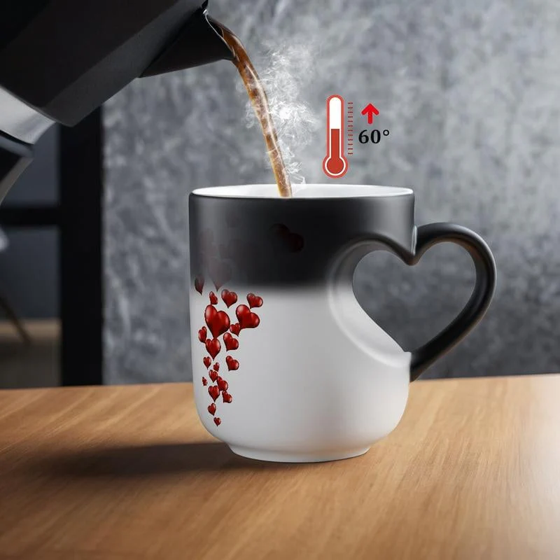 🔥Buy More Save More💖Heart-shaped Color-changing Ceramic Mug🎁 - Image 4