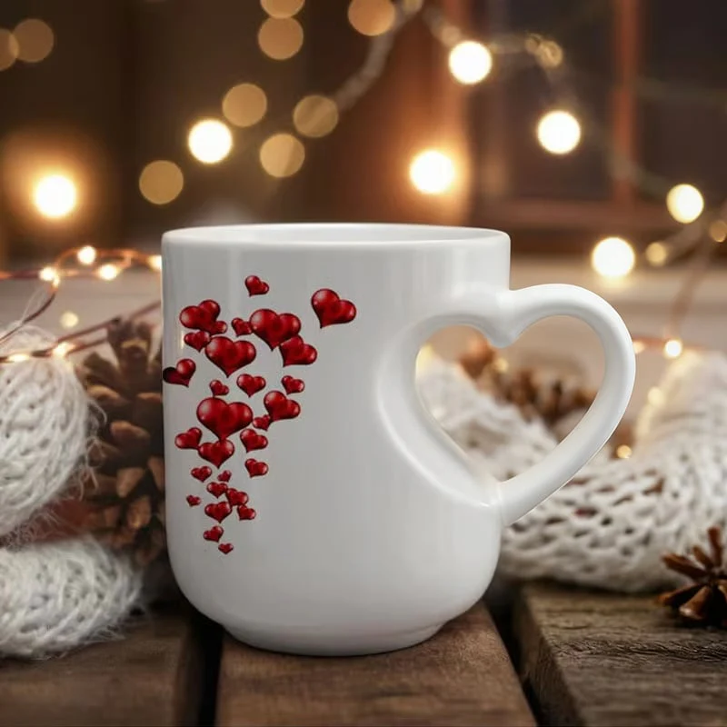 🔥Buy More Save More💖Heart-shaped Color-changing Ceramic Mug🎁 - Image 5