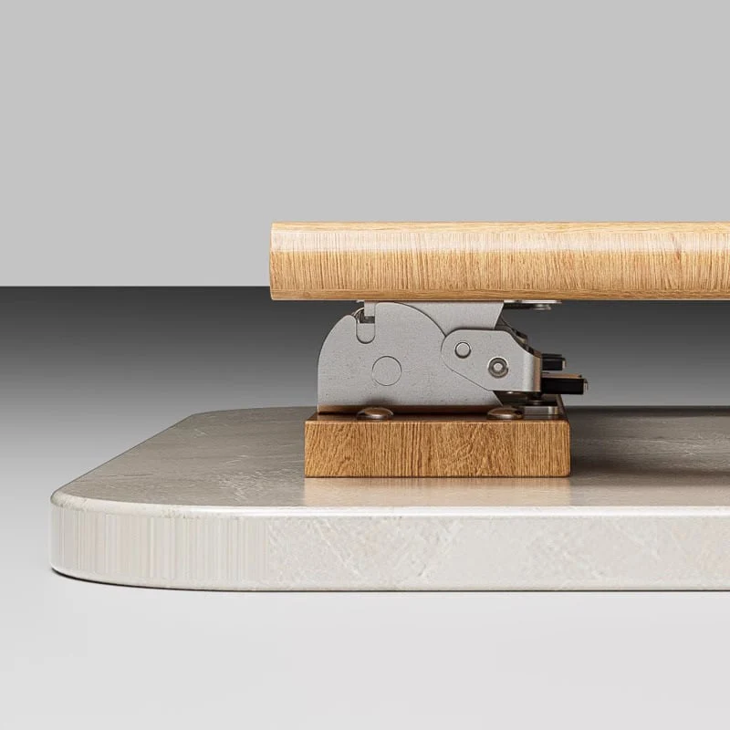 Heavy-Duty Folding Table Leg Brackets with Self-Locking Hinges - Image 9