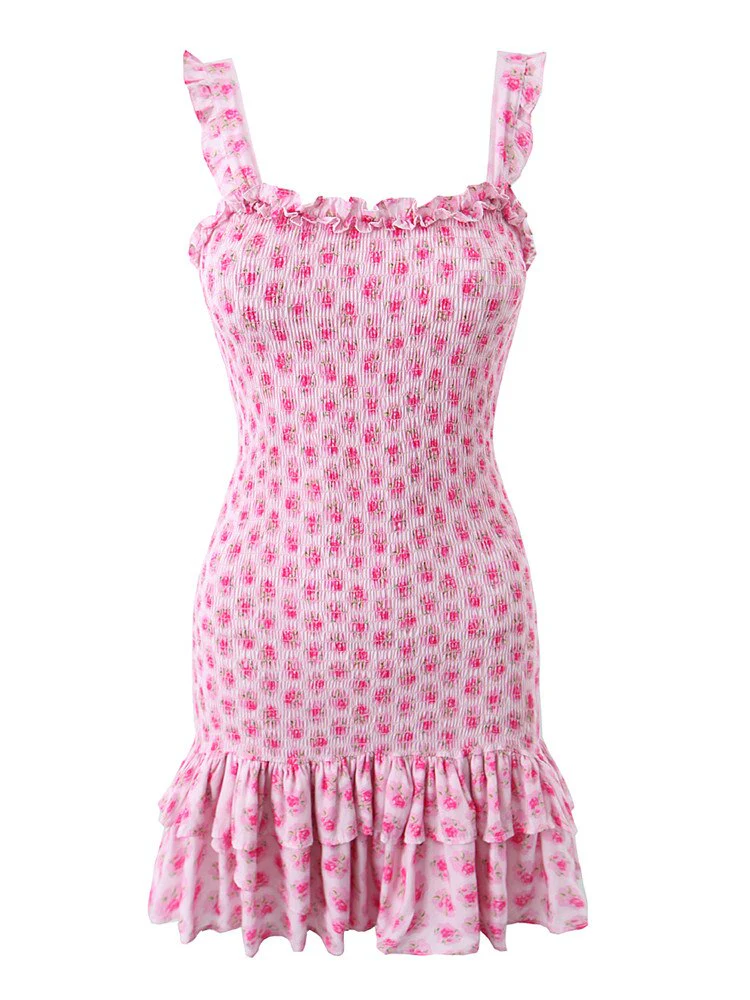 Flirty Ruffle Sleeveless A-line Mini Dress - Perfect for a Stylish Summer Look - Image 8
