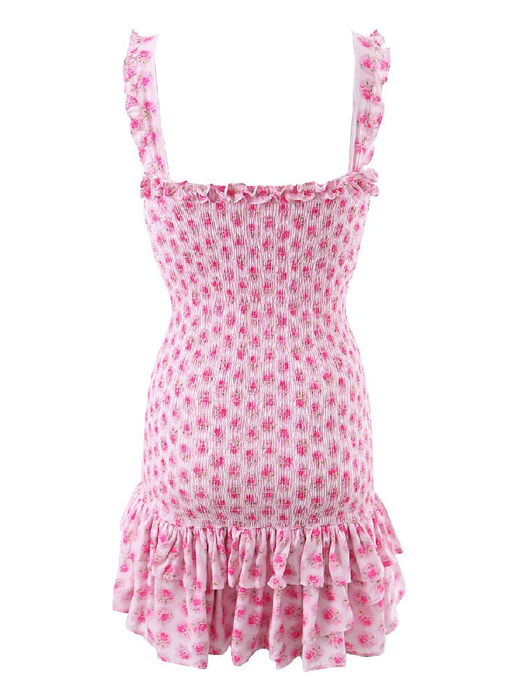 Flirty Ruffle Sleeveless A-line Mini Dress - Perfect for a Stylish Summer Look - Image 9