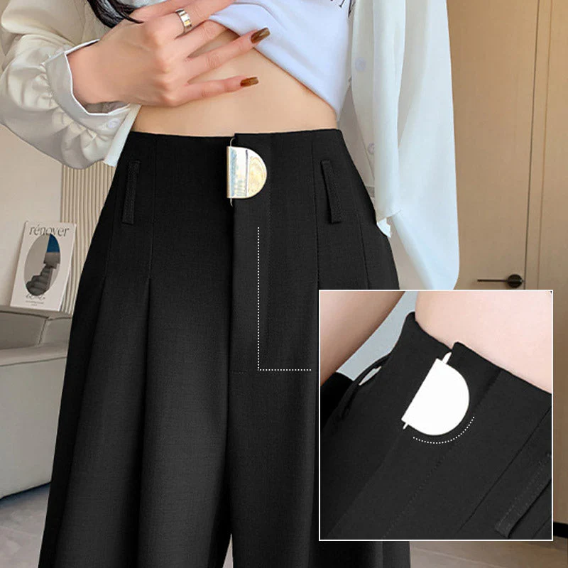 High-Waisted Wide-Leg Trousers - Image 2