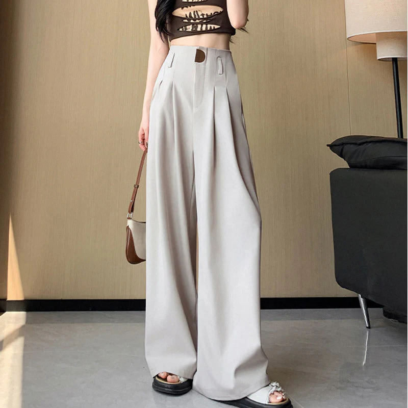High-Waisted Wide-Leg Trousers - Image 6