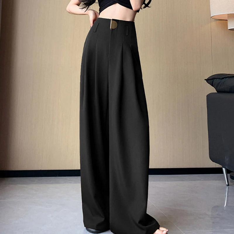 High-Waisted Wide-Leg Trousers - Image 7
