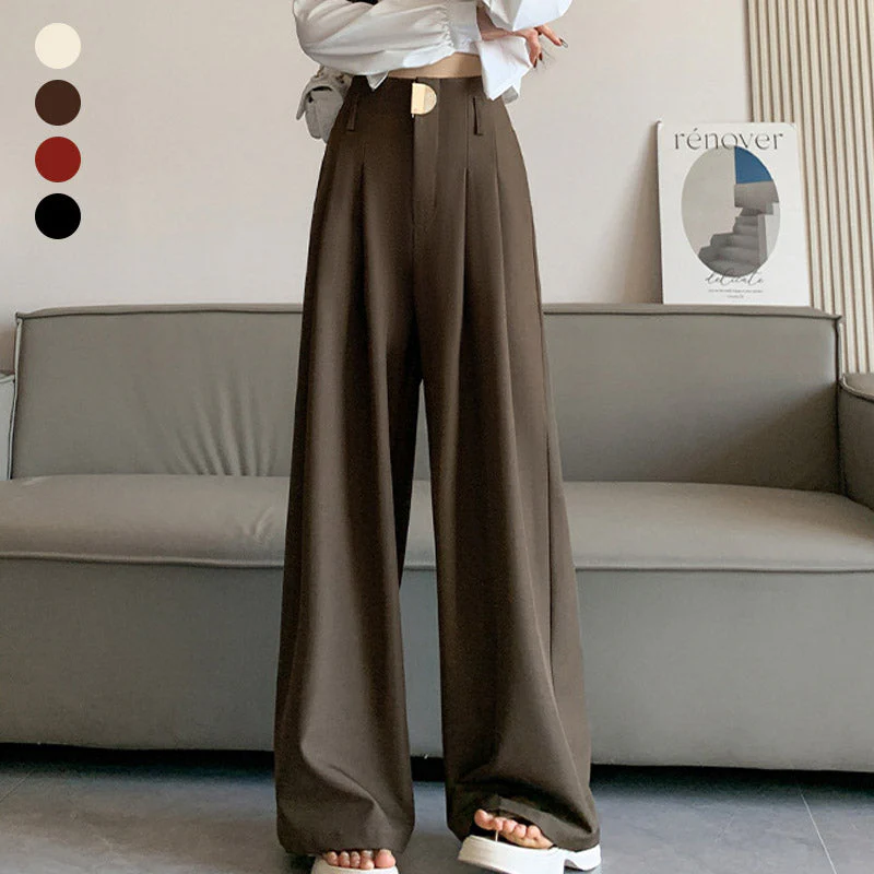 High-Waisted Wide-Leg Trousers - Image 8