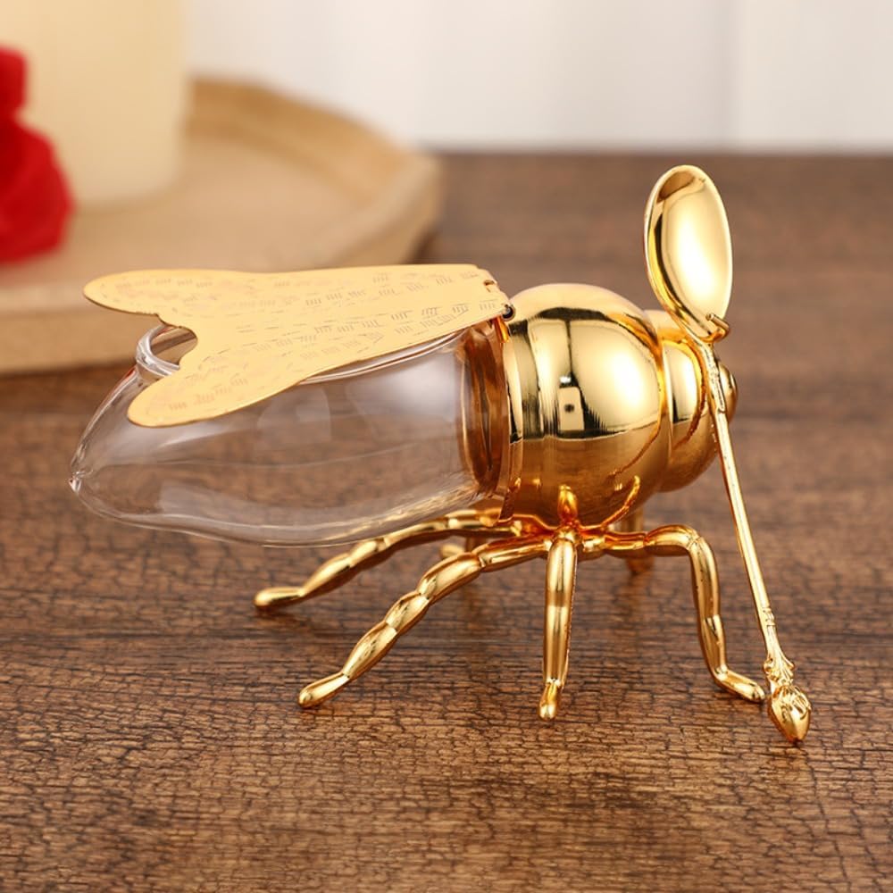 Decorative Bee-Shaped Honey Jar - Image 3