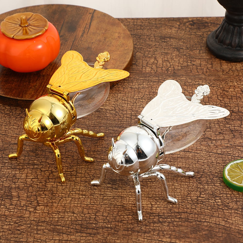 Decorative Bee-Shaped Honey Jar - Image 8