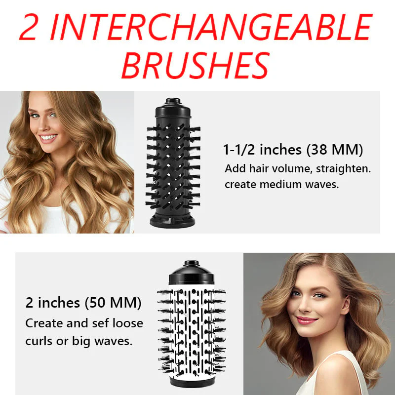 🔥 49% OFF⭐⭐3-in-1 Hot Air Styler And Rotating Hair Dryer For Dry Hair, Curl Hair, Straighten Hair - Image 6