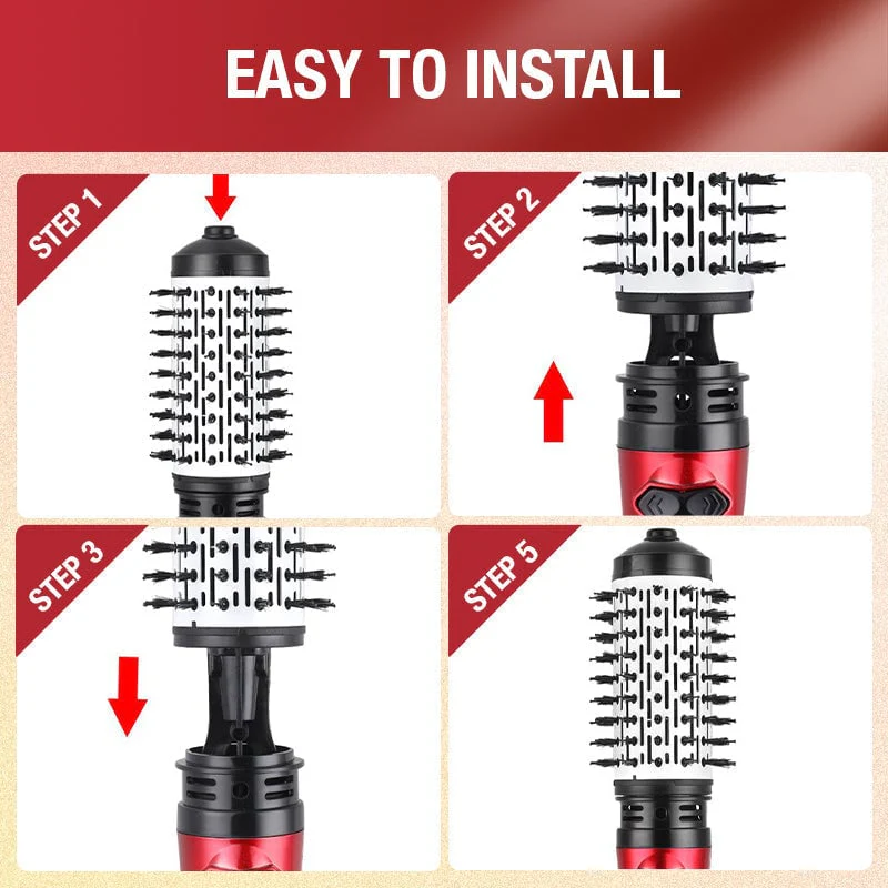 ✨Hot Sale✨3-in-1 Hot Air Styler and Rotating Hair Dryer for Dry hair, curl hair, straighten hair - Image 13