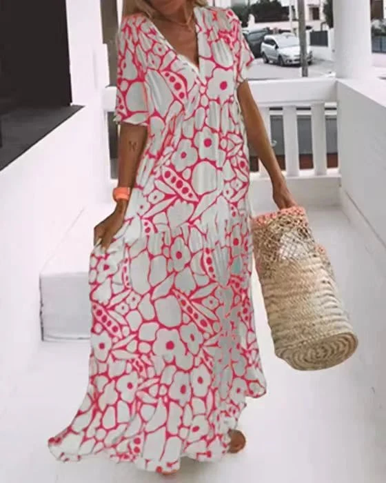 🌸Women's Casual Floral Swing Dress Summer Dress - Image 8