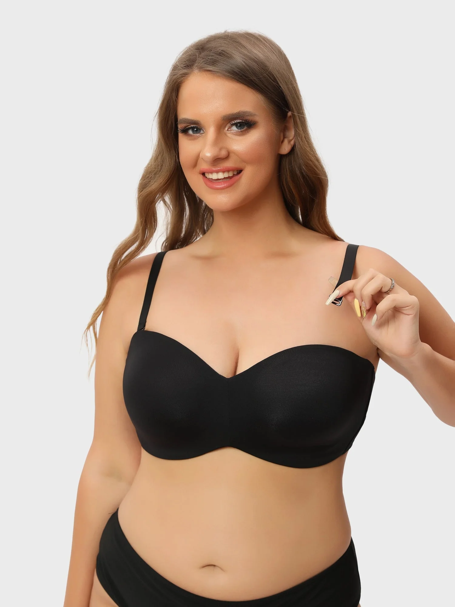HOT SALE Plus Size Non-Slip Convertible Bandeau Bra - Image 3