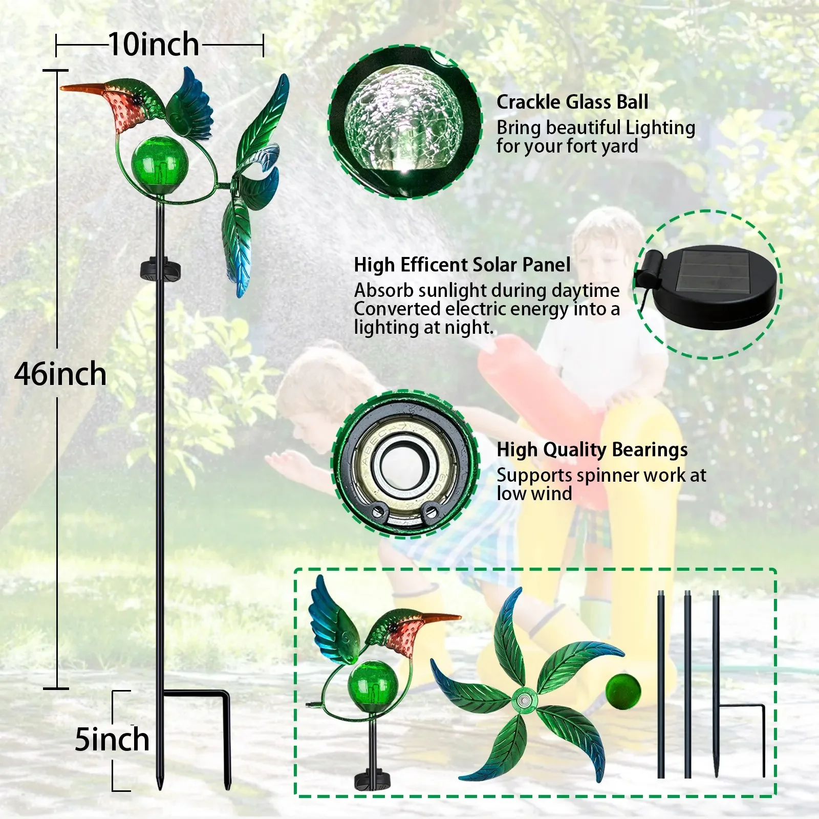 💥New Spring 2024💥Solar Outdoor Decorative Wind Spinner-49% OFF🔥 - Image 11