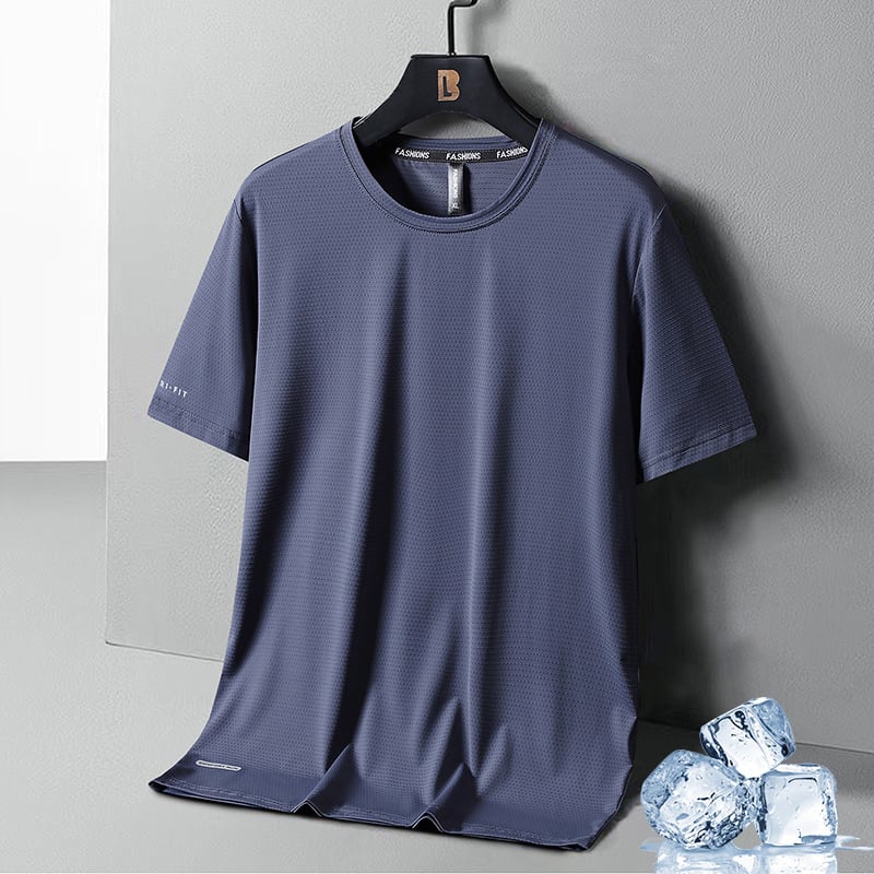 🔥SUMMER HOT SALE - 49% OFF🔥Ice Silk Round Neck T-Shirt - Image 2