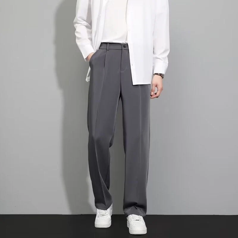 Ice Silk Straight Leg Pants - Image 3
