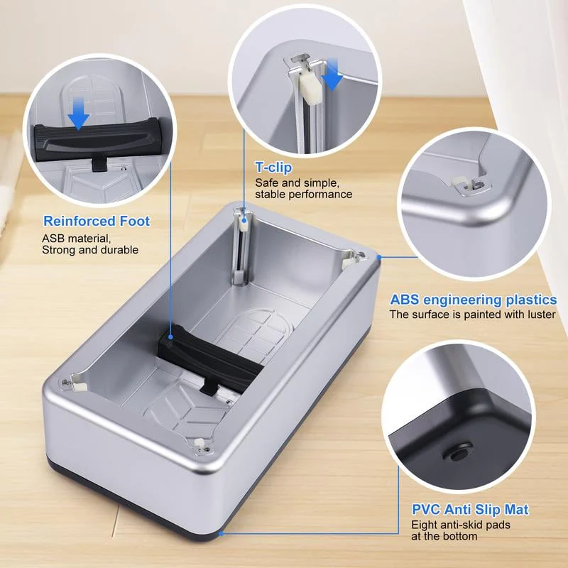 â¨Innovative and Effortless Designâ¨-Shoe Covers Dispenser with 100pcs Shoe Cover - Image 3