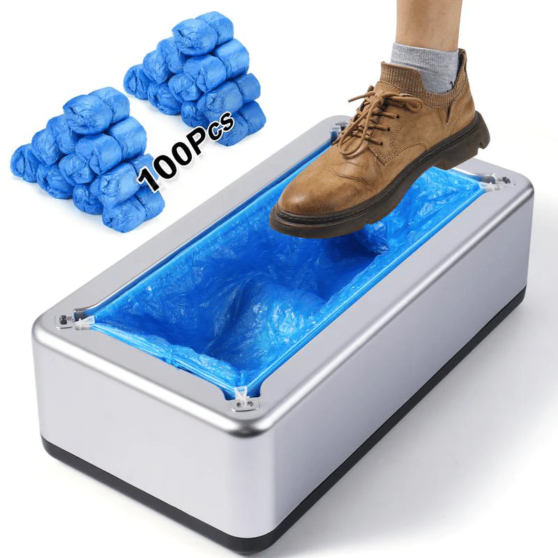 â¨Innovative and Effortless Designâ¨-Shoe Covers Dispenser with 100pcs Shoe Cover - Image 7