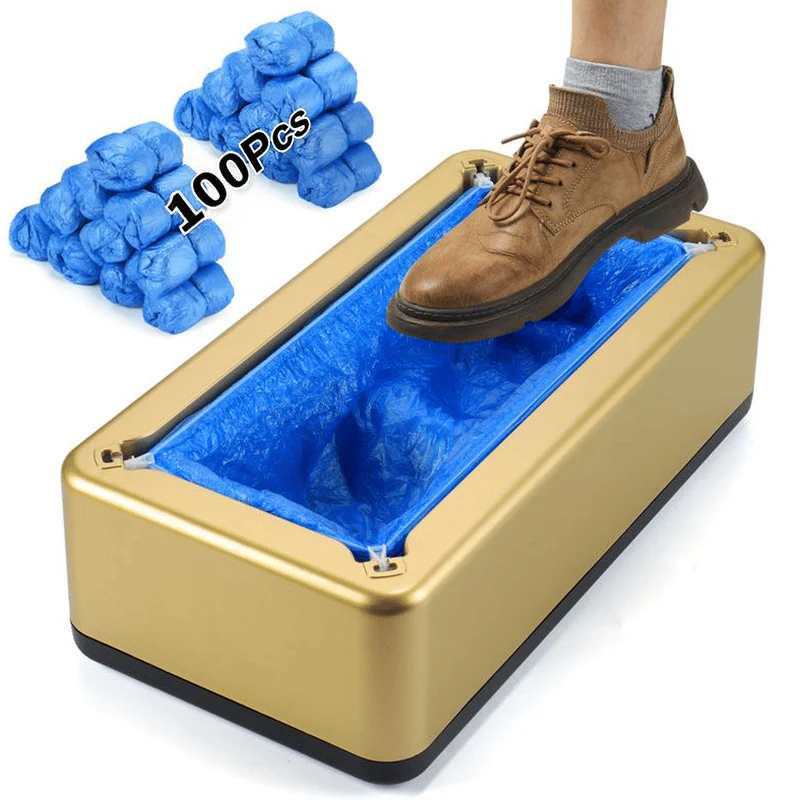 â¨Innovative and Effortless Designâ¨-Shoe Covers Dispenser with 100pcs Shoe Cover - Image 8