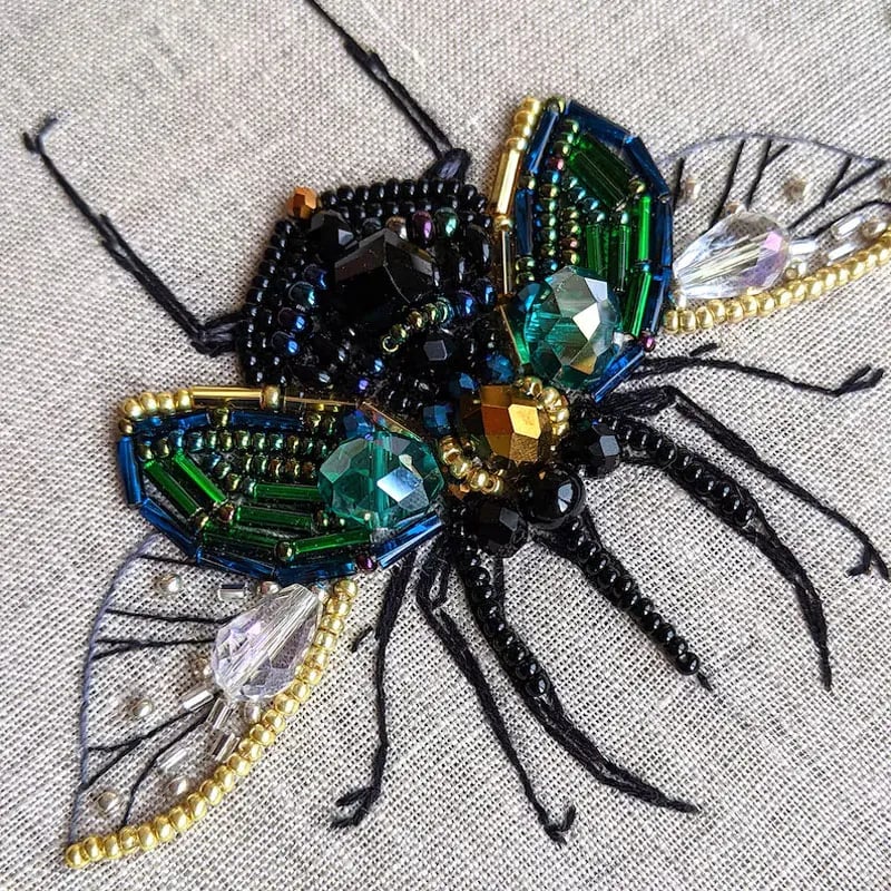 Insect Bead Embroidery Kit - Image 3