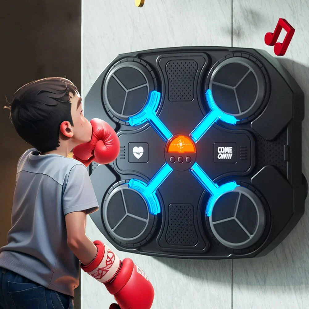 Intelligent Music Boxing Trainer Electronic Boxing Practice Wall Target Boxing Machine Home Wall Hanging Sanda Sandbag for Kids - Image 3