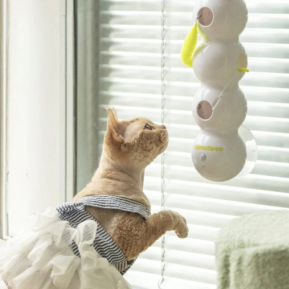 Interactive Electric Caterpillar Cat Toy - Image 2