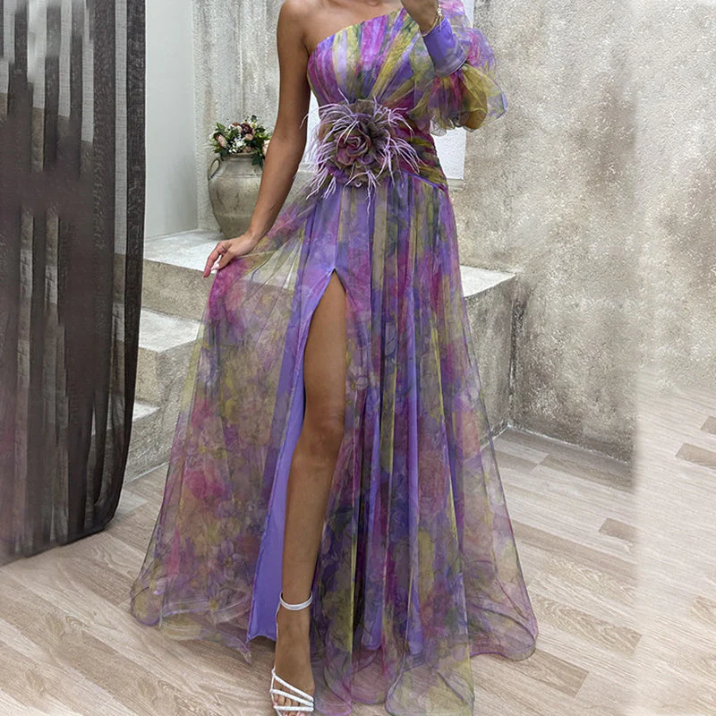 🌸Spring Specials💐 Women's Tulle Irregular Gown Dresses - Image 10