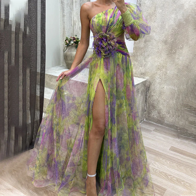 🌸Spring Specials💐 Women's Tulle Irregular Gown Dresses - Image 12