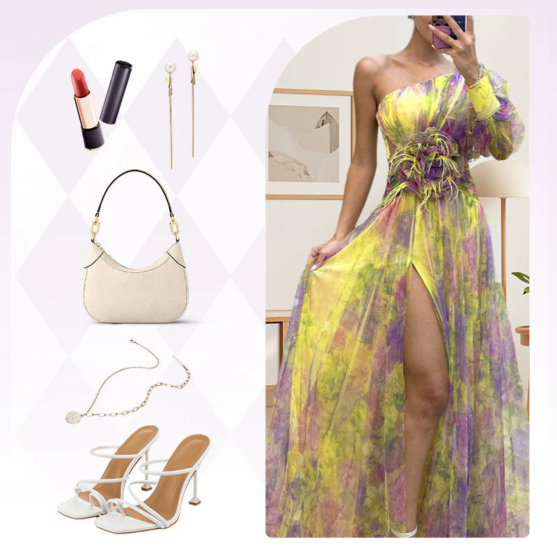 🌸Spring Specials💐 Women's Tulle Irregular Gown Dresses - Image 5