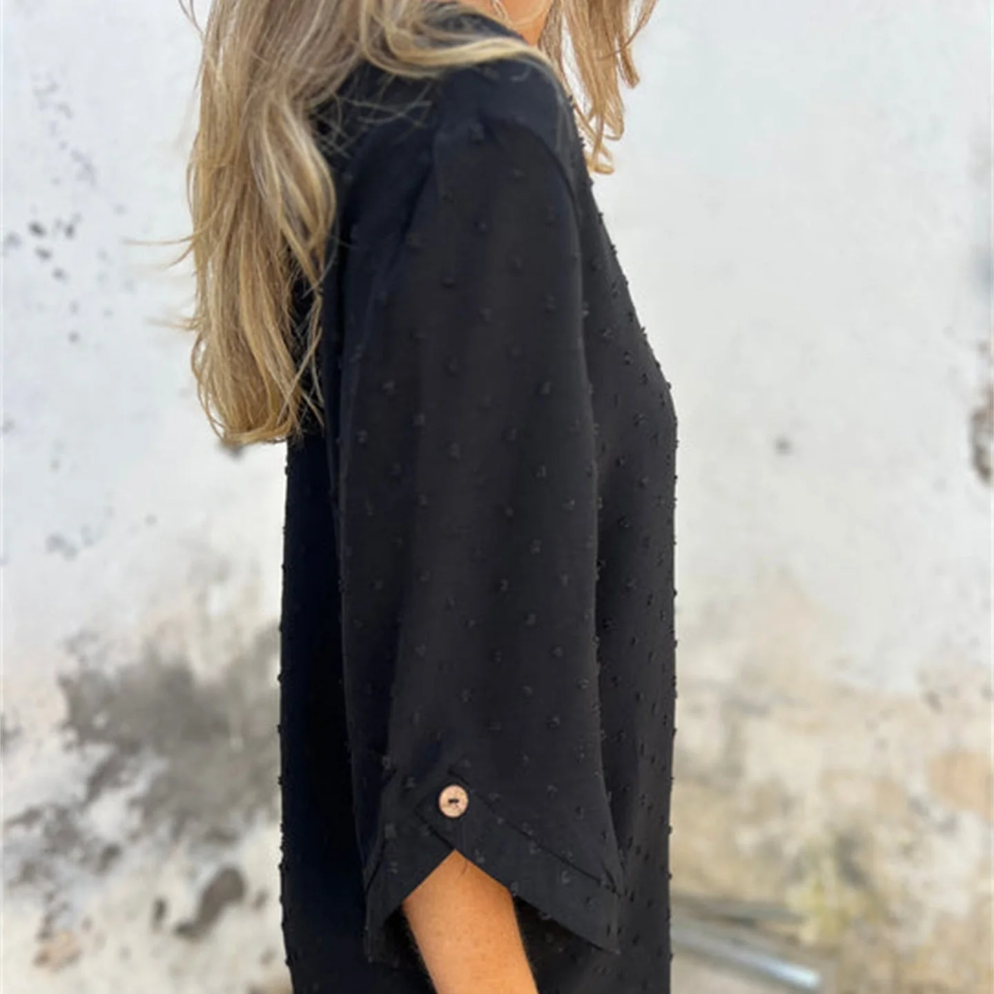 ð¥Women's Casual Round Neck Jacquard Top - Image 6