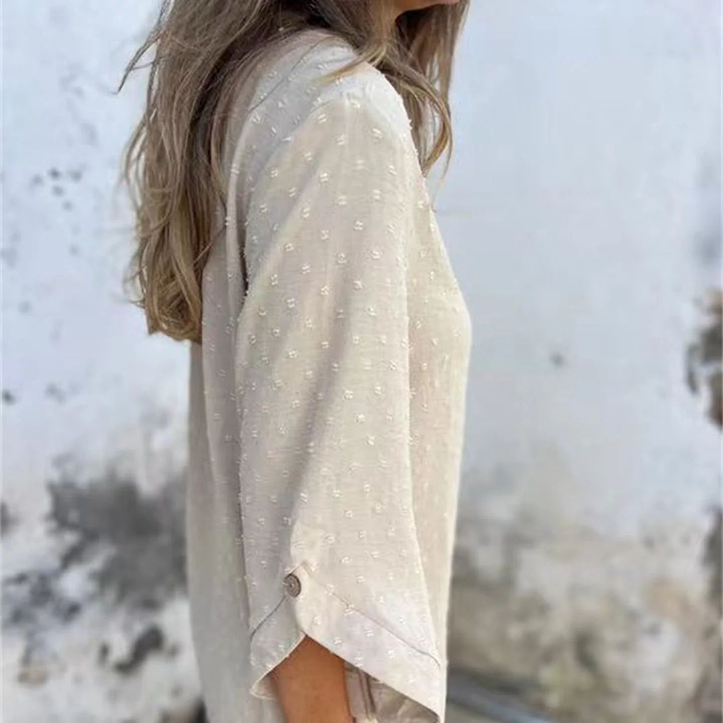 ð¥Women's Casual Round Neck Jacquard Top - Image 8