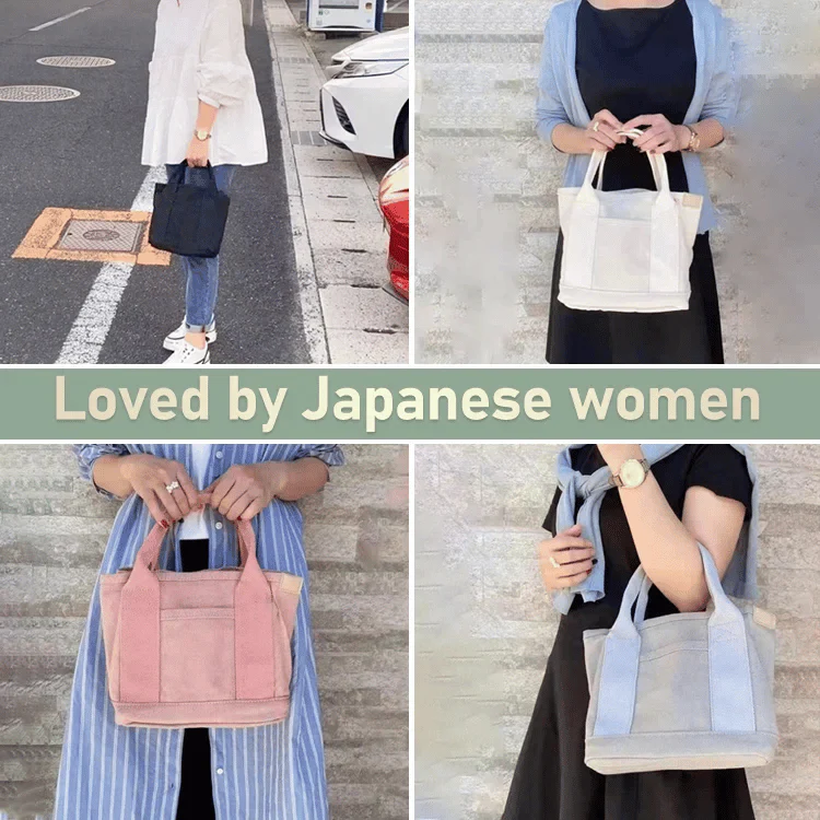 [Japanese handmade]Large capacity multi-pocket handbag - Image 5
