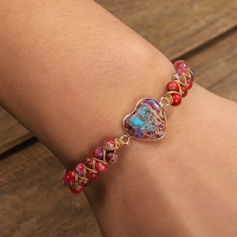 Passionate Heart Jasper Bracelet🎁The best gift for loved ones💕 - Image 10