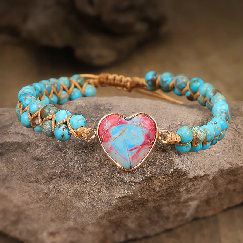 Passionate Heart Jasper Bracelet🎁The best gift for loved ones💕 - Image 2
