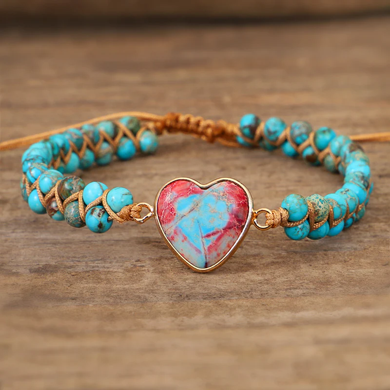 Passionate Heart Jasper Bracelet🎁The best gift for loved ones💕 - Image 3