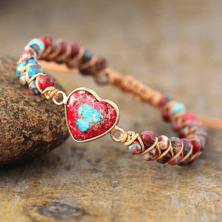 Passionate Heart Jasper Bracelet🎁The best gift for loved ones💕 - Image 8