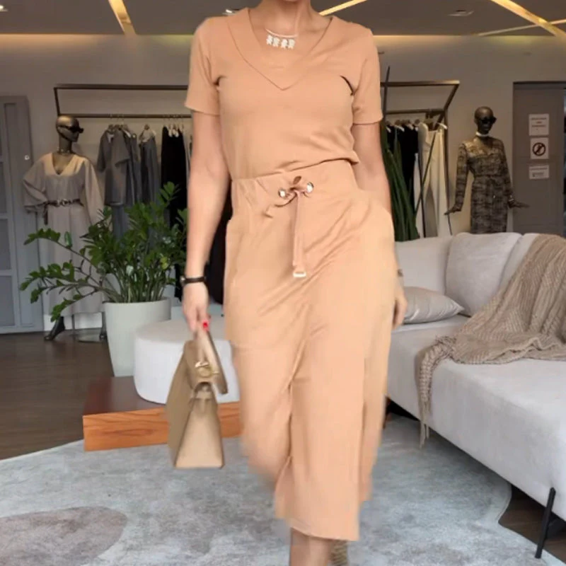 ð¥Women's V-Neck Top and Skirt Set - Image 6