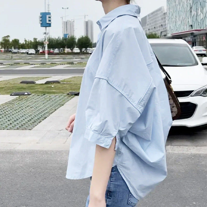 🔥Hot sale: Buy one get one free! Women's Loose Fit Classic Shirt - Image 12