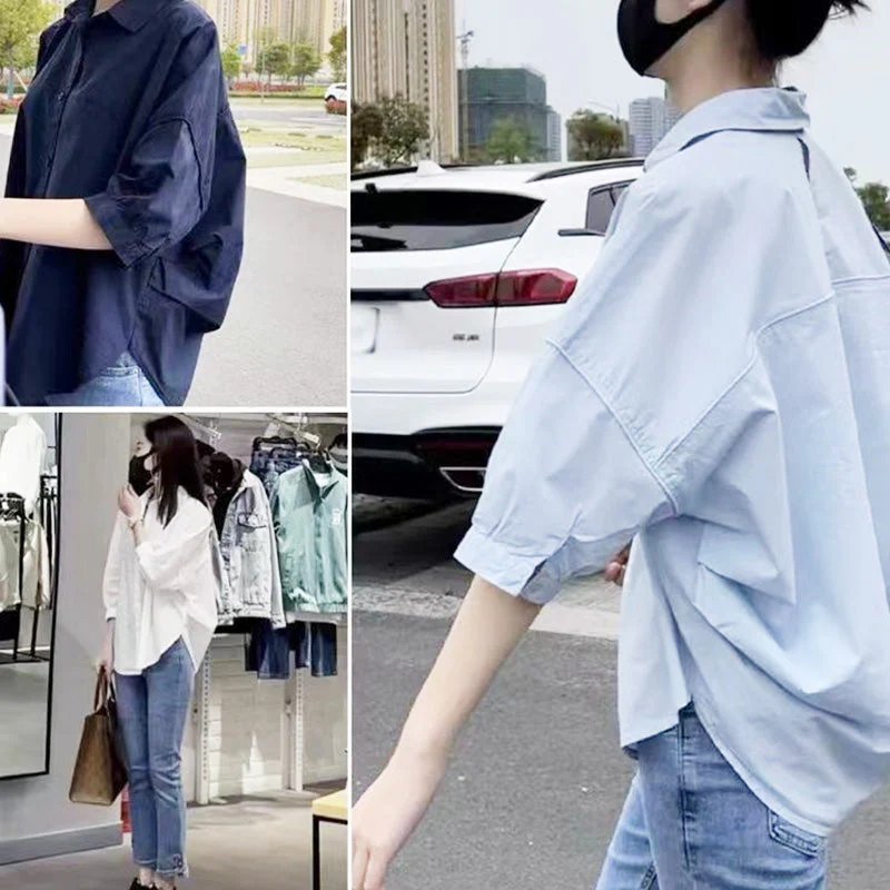 🔥Hot sale: Buy one get one free! Women's Loose Fit Classic Shirt - Image 4