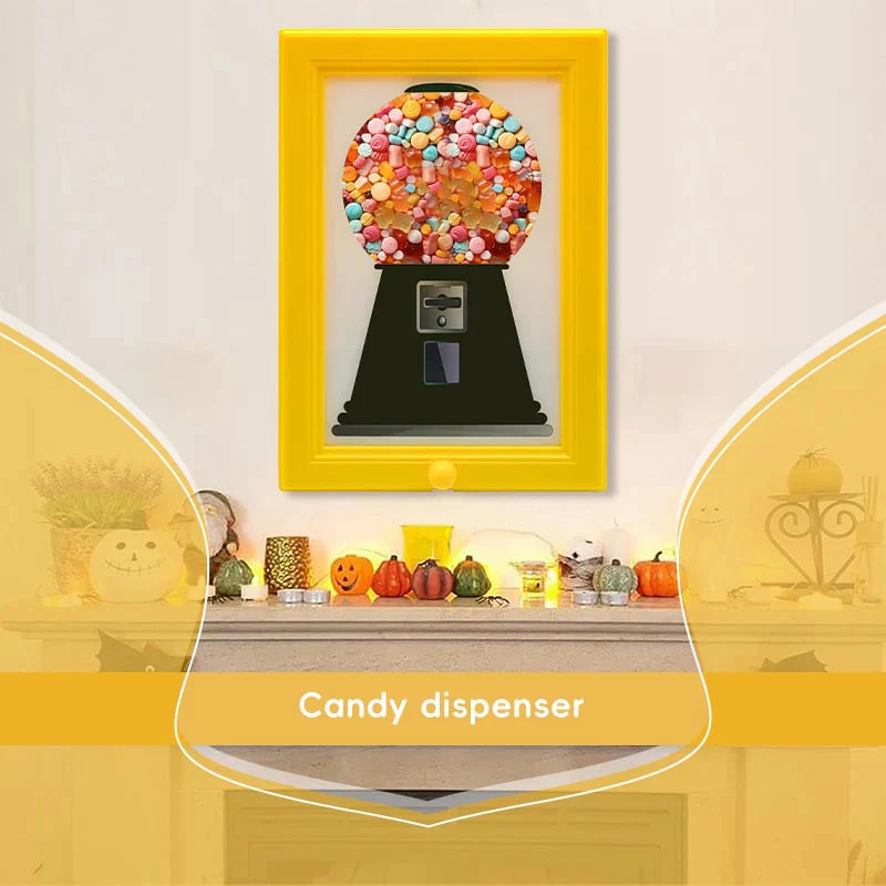 🍬Rare Vintage The Handy Candy Frame - Hanging Candy Machine Art🔥 - Image 2