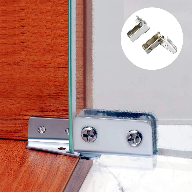 L-shaped rotating glass hinge - Image 8