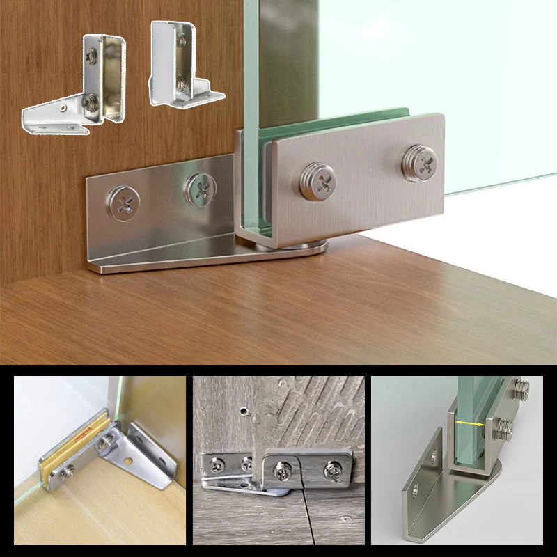 L-shaped rotating glass hinge - Image 9