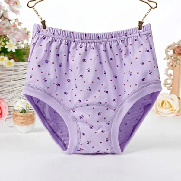🔥 New High-Waist Ladies Cotton Panties Plus Sizes - Image 13