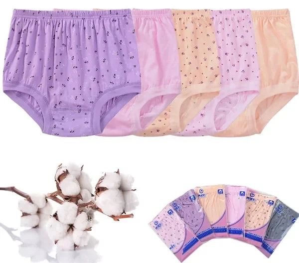 🔥 New High-Waist Ladies Cotton Panties Plus Sizes - Image 19