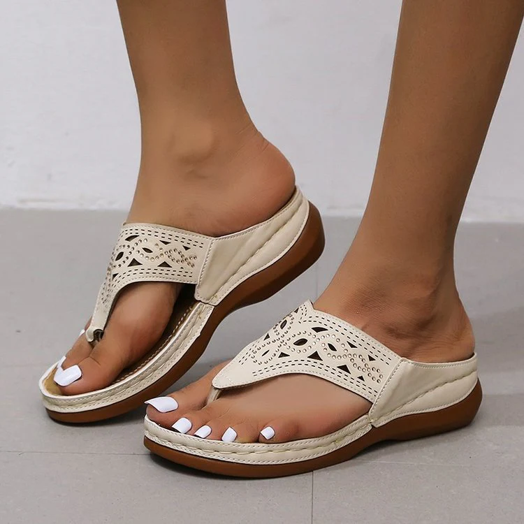 [50%OFF] - 2023 Soft Bottom Massage Orthopedic Flip-Flops - Image 9