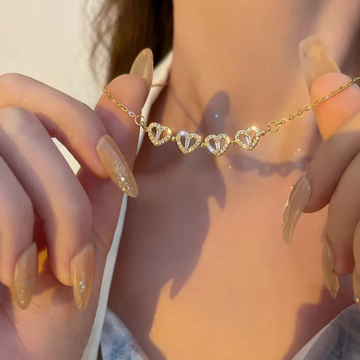 ☘Four-Leaf Heart Shape Necklace🎁The Best Gifts For Your Loved Ones - Image 3
