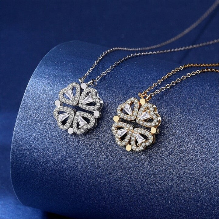 ☘Four-Leaf Heart Shape Necklace🎁The Best Gifts For Your Loved Ones - Image 4