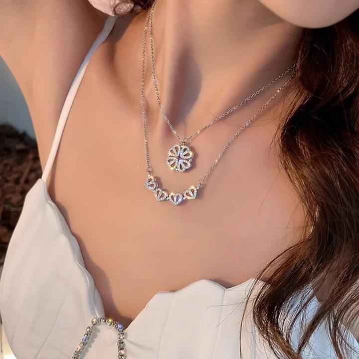 ☘Four-Leaf Heart Shape Necklace🎁The Best Gifts For Your Loved Ones - Image 9