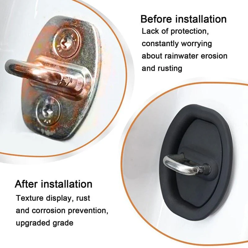 🔥Automobile anti-skid pad Car Door Lock Protector - Image 4